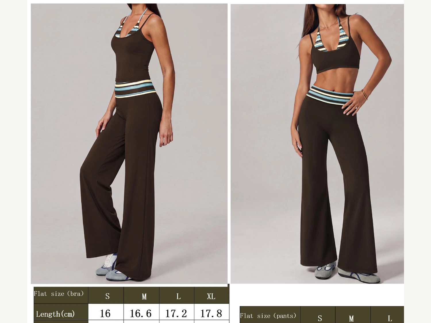 Contrast Flare Yoga Set catalog product image