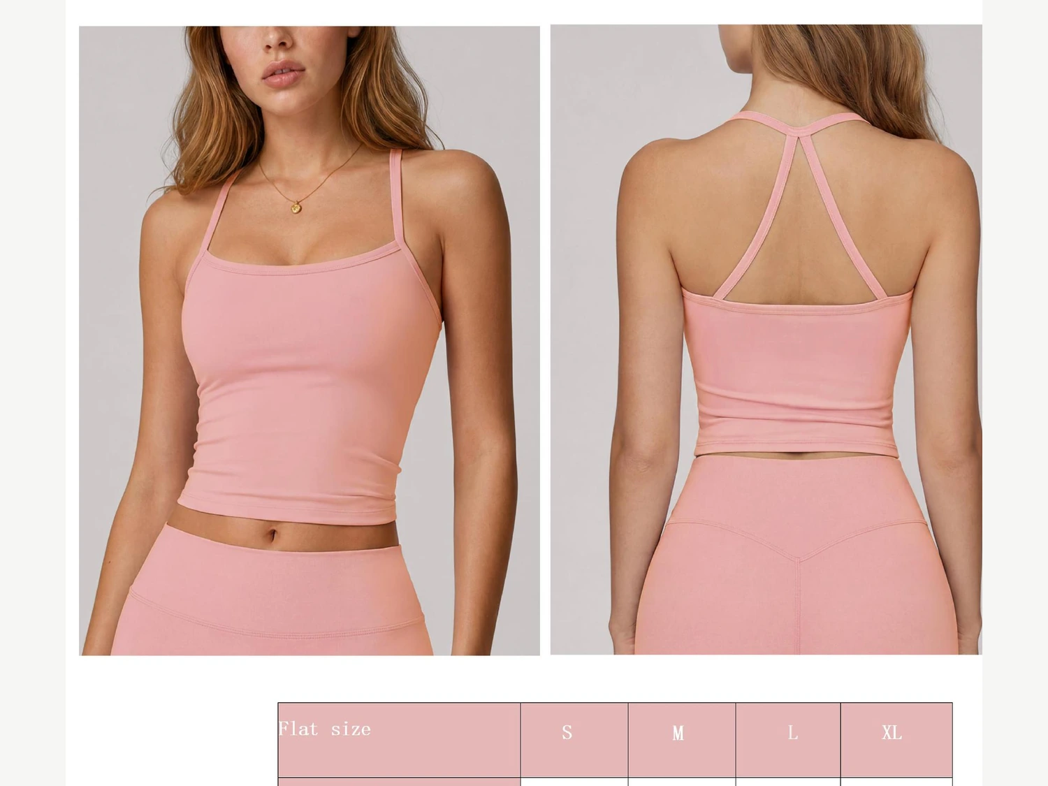 Pink Cami Activewear Set catalog product image