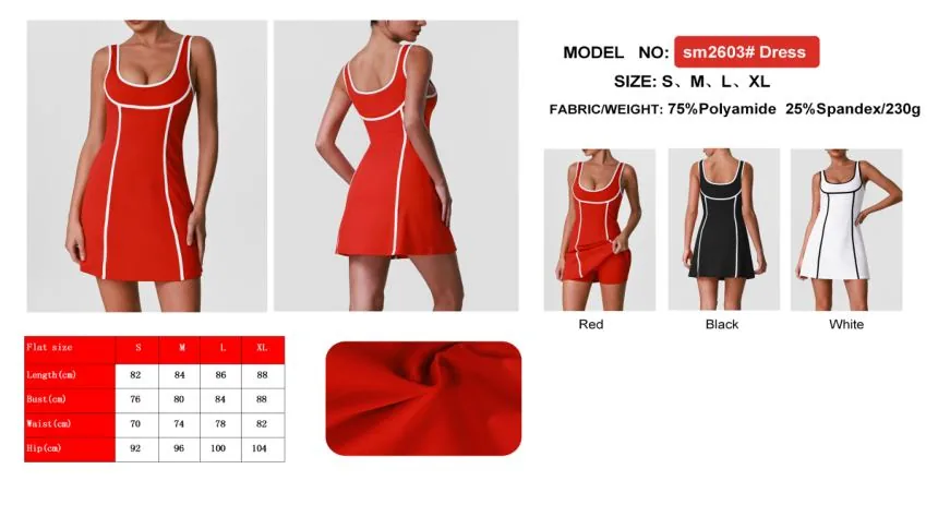sm2603# Dress Contrast dress