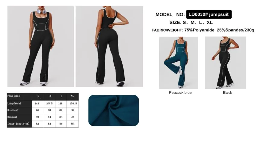 LD0030# Jumpsuit Active jumpsuit