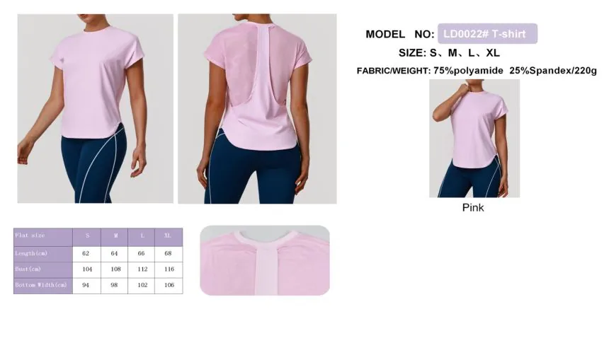 LD0022# T-shirt Loose T-shirt