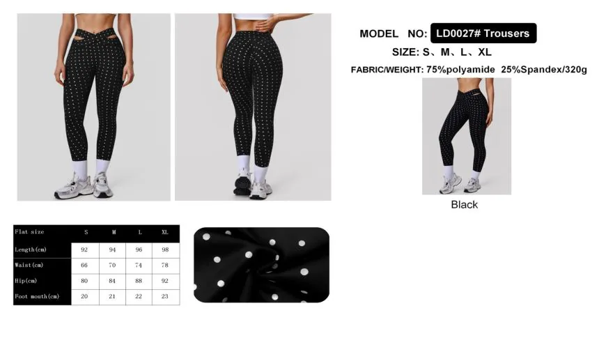 LD2613# Leggings Black leggings