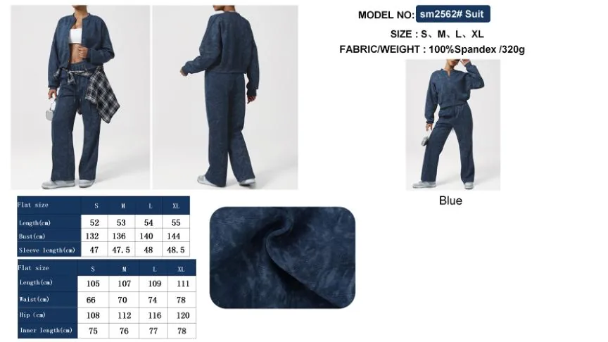 LD0017# Jacket Blue jacket