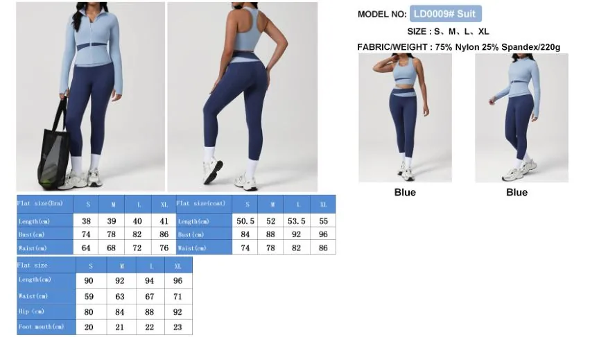 LD2622# Leggings Blue leggings